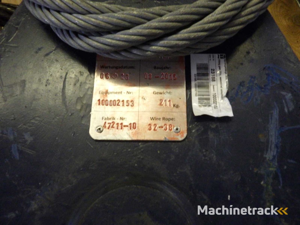 Certex - 35to, fully assembled - roller slings (2x)