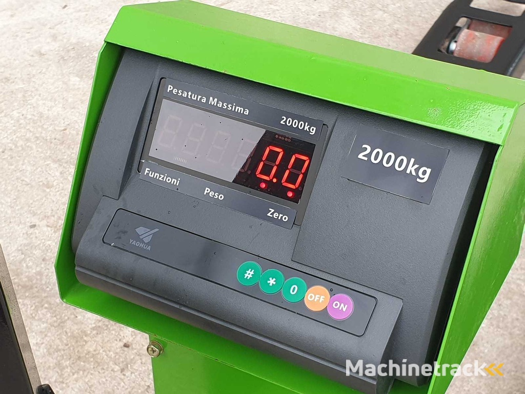 2000 KG Handhubwagen mit Waage