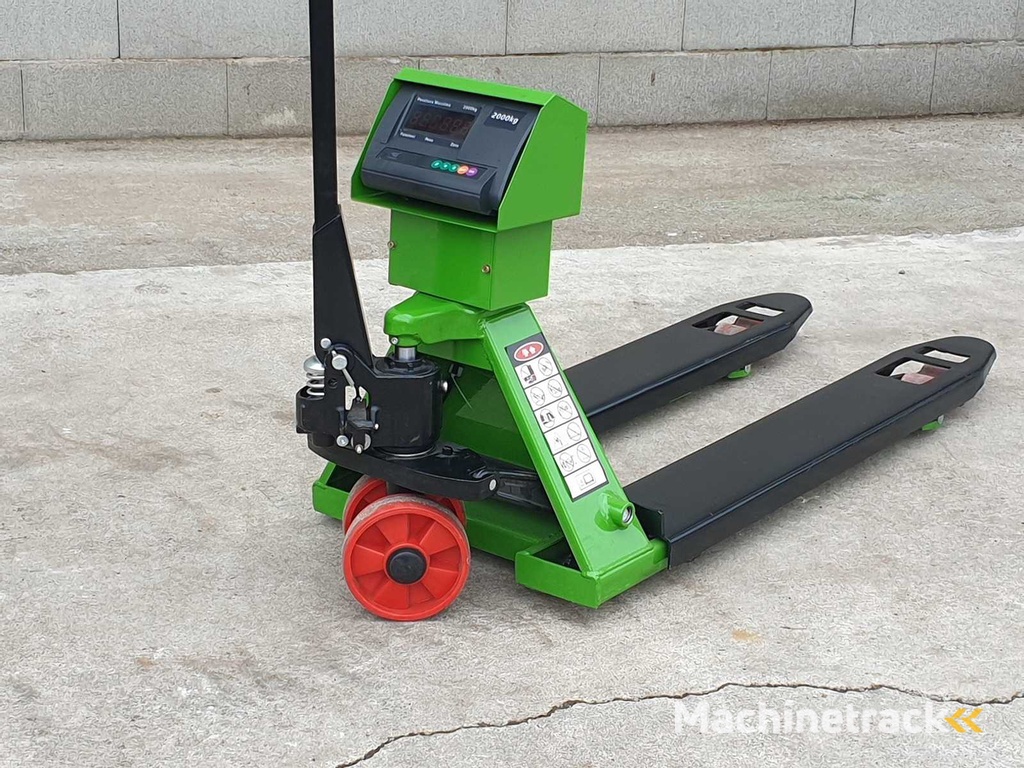 2000 KG Handhubwagen mit Waage