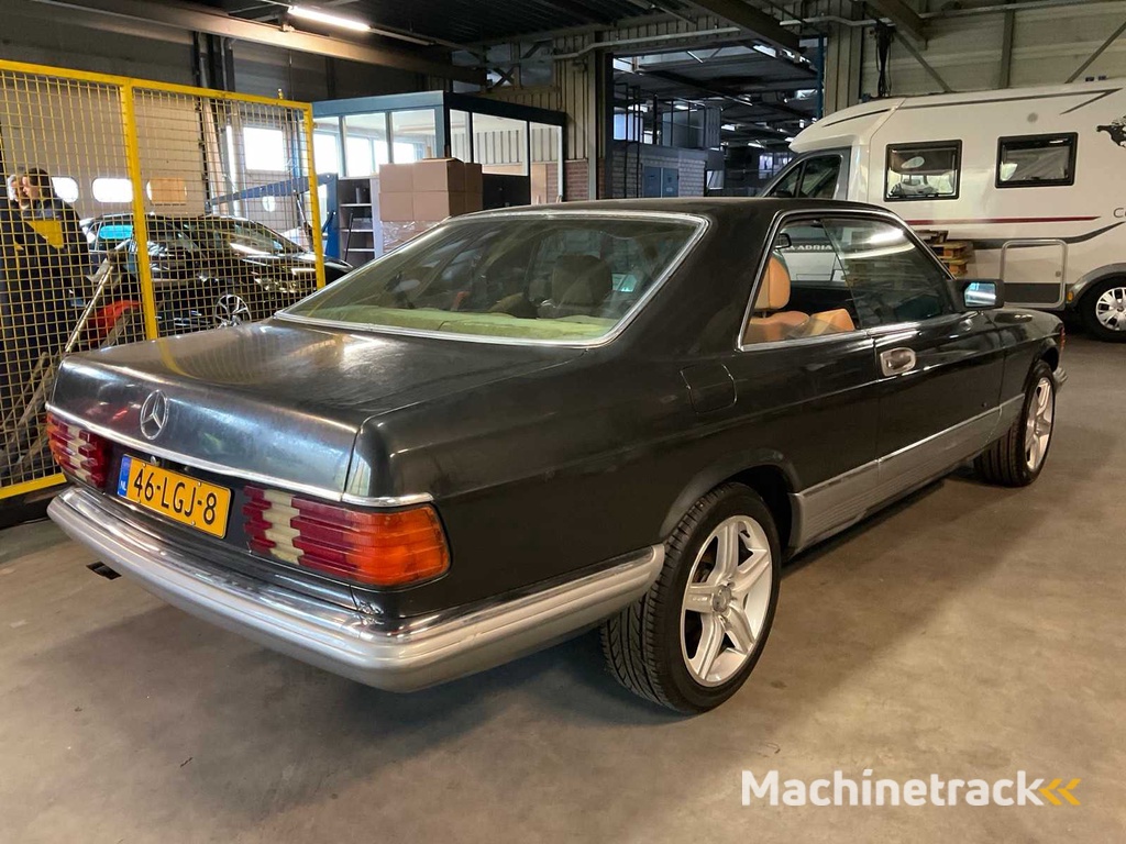 Mercedes-Benz S-Klasse 380 SEC Oldtimer aus dem Baujahr 1985