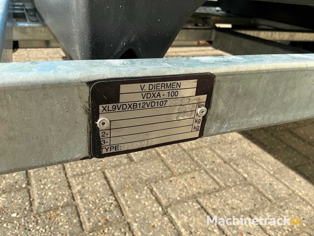 2025 Europewagon 1800 Neue mobile Toilette auf Anhänger