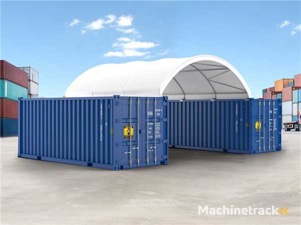 2024 Stahlworks 20ft 6x6 meter Shelter overkapping / tent tussen 2 containers