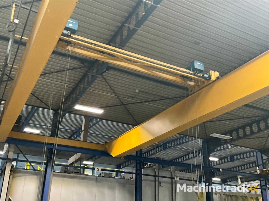 Rolbrug/bovenloophalkraan DEMAG-JAMACH 2x 2,5 ton