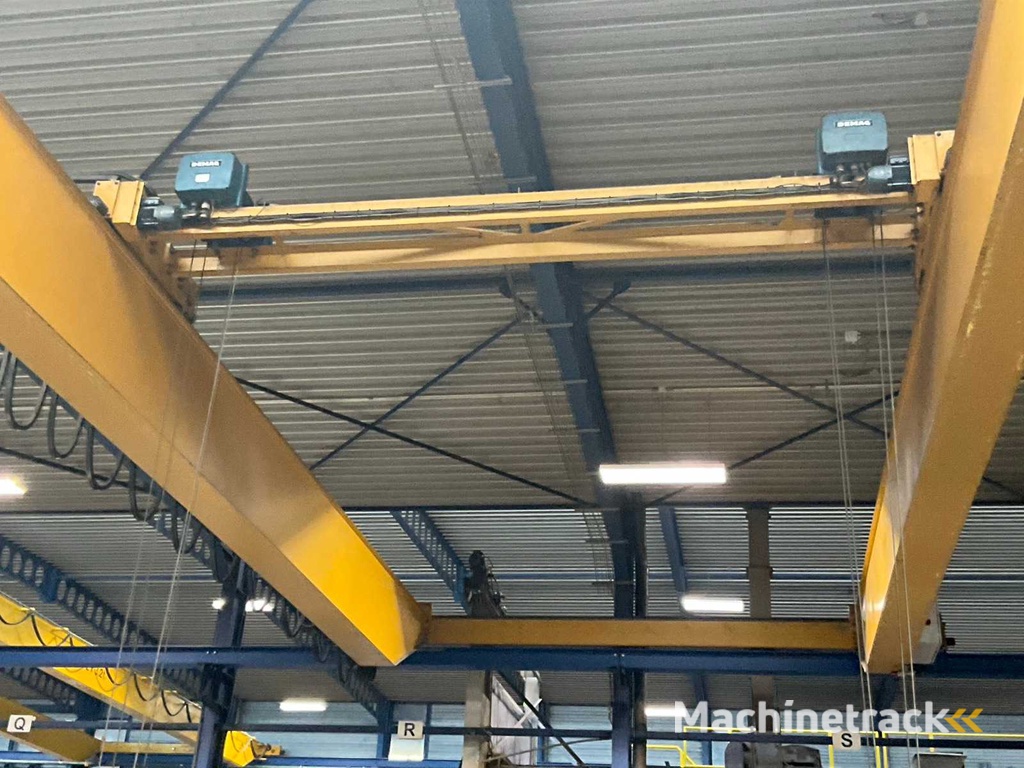 Rolbrug/bovenloophalkraan DEMAG-JAMACH 2x 2,5 ton