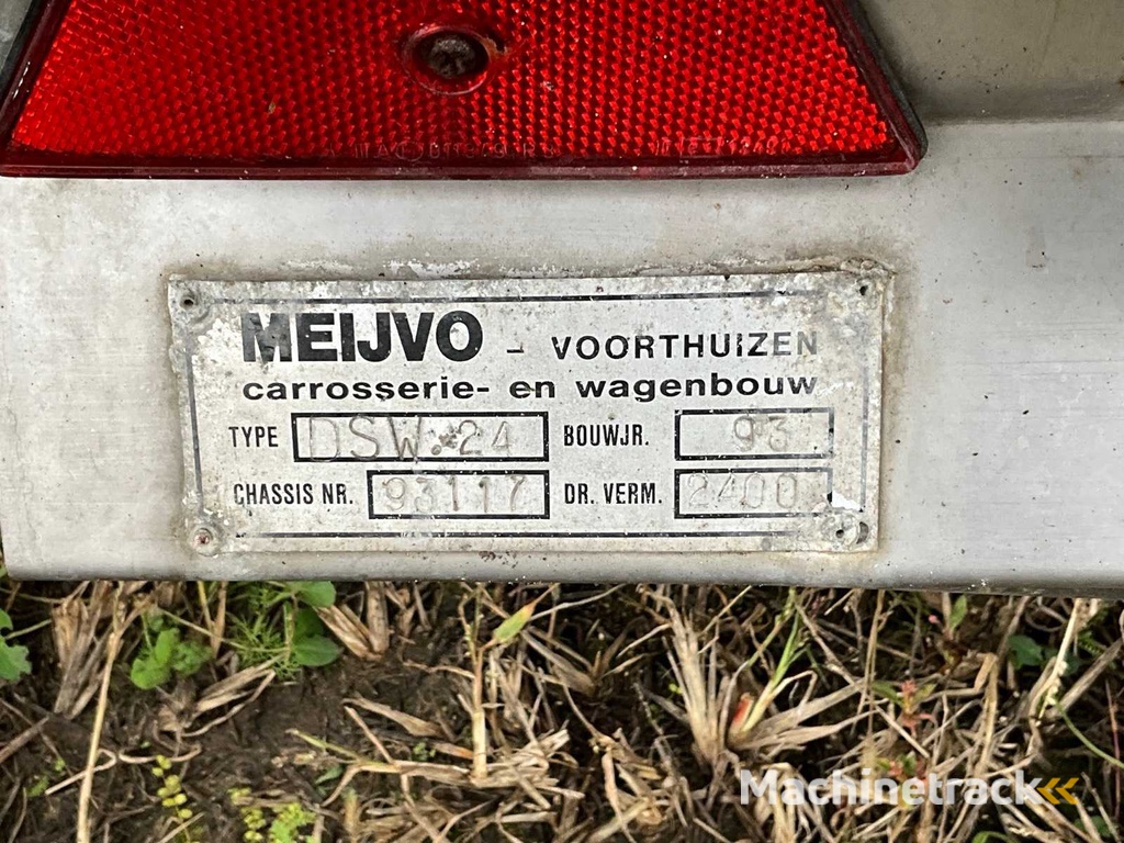 1993 Meyvo DS W 2.4 Verkoop aanhangwagen