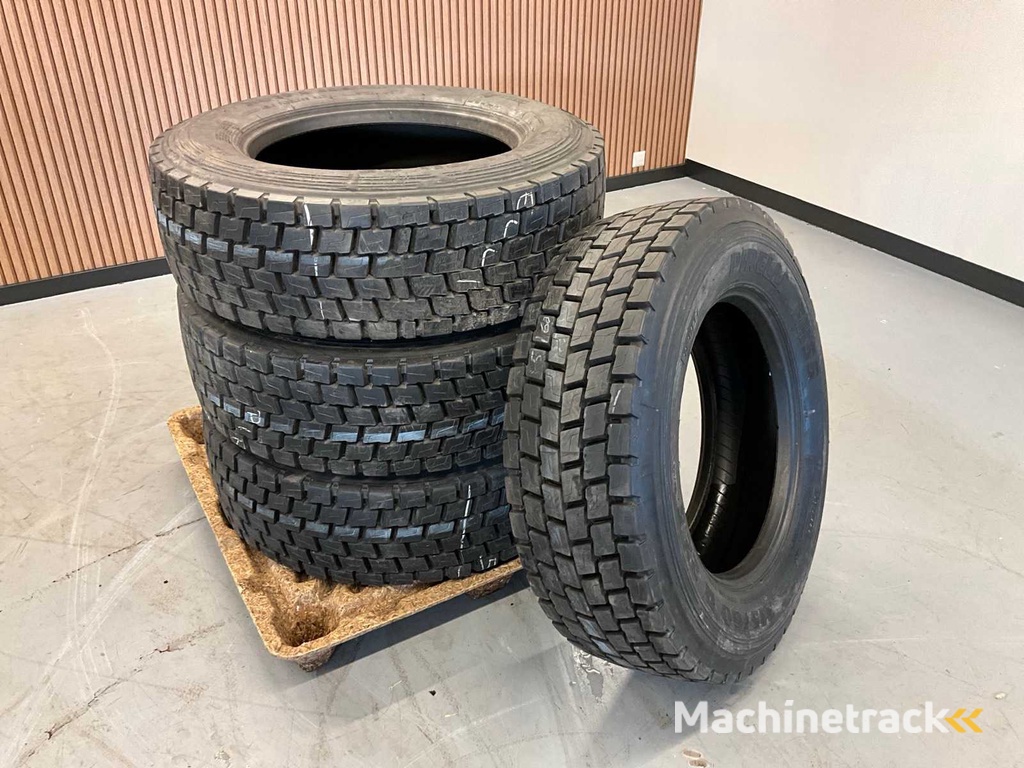4x 315/60 R22.5 Pirelli Runderneuerter LKW-Reifen