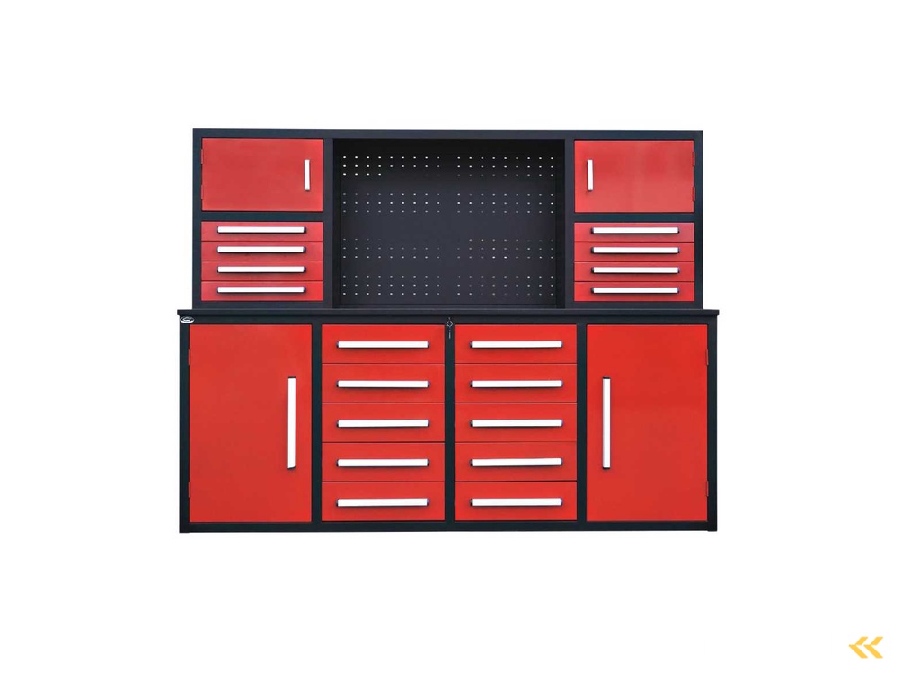 2025 Stahlworks SW-20 Industrial Red Werkbank
