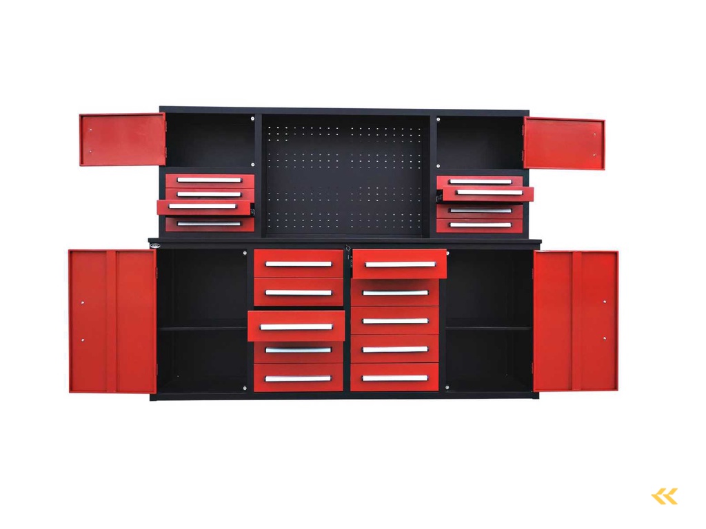 2025 Stahlworks SW-20 Industrial Red Werkbank