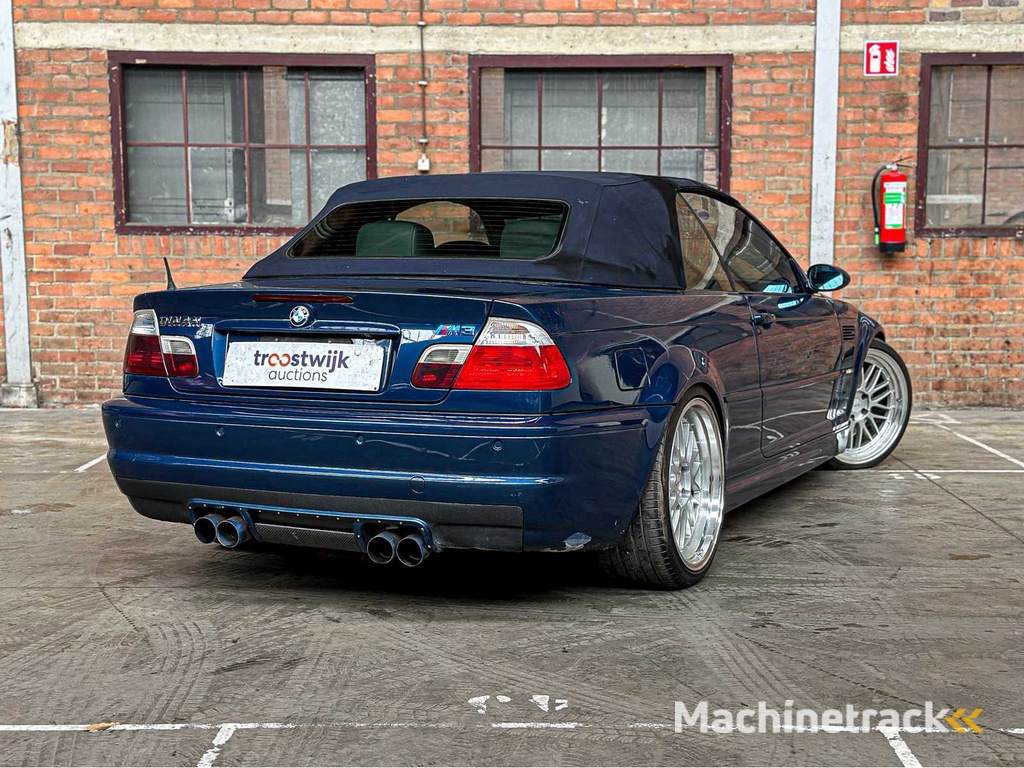 BMW M3 E46 Cabriolet 3.2 343PK S54B32 343pk 2002 Youngtimer