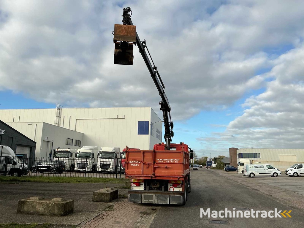 2009 Scania G420 Kieper vrachtwagen met kraan