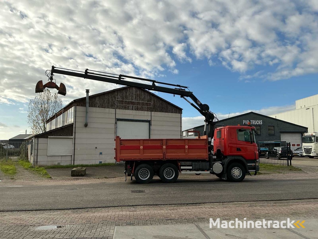 2009 Scania G420 Kieper vrachtwagen met kraan