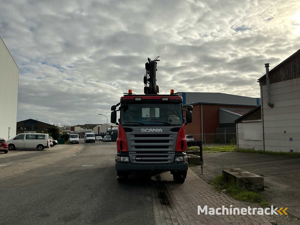 2009 Scania G420 Kieper vrachtwagen met kraan