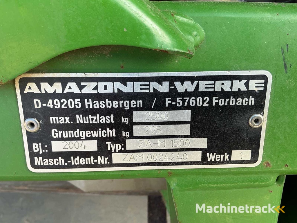 Amazone ZA-M 1500 Kunstmeststrooier 2004