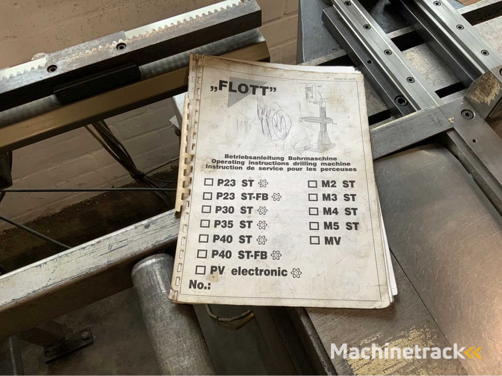 Flott P40 Boorstraat incl. boren, opzetstukken en tappen