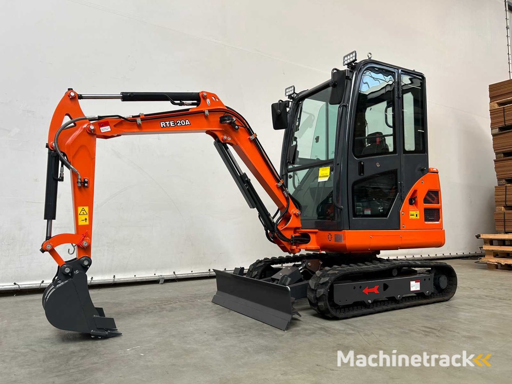 RTE - 2025 - CX20A - Kubota Euro 5 Minibagger mit Kabine