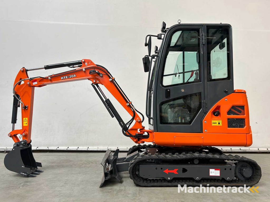 RTE - 2025 - CX20A - Kubota Euro 5 Minibagger mit Kabine