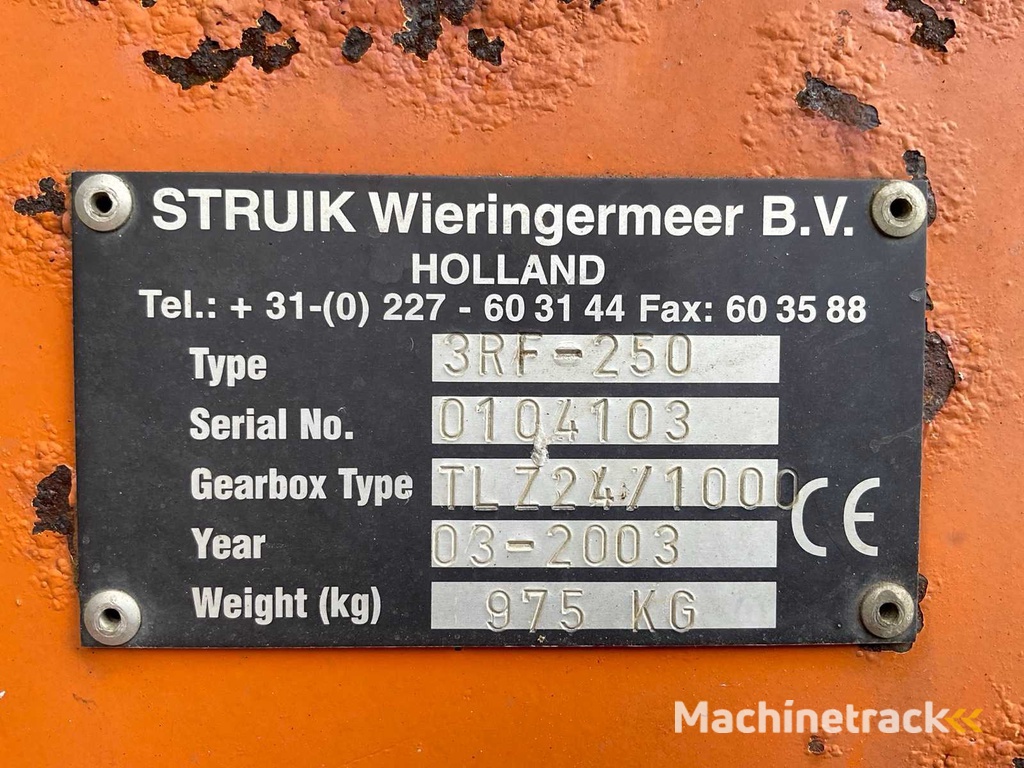 2003 Struik 3RF-250 Frees