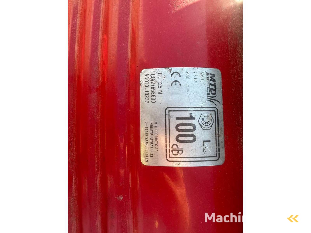 MTD - re 125 m - Zitmaaier