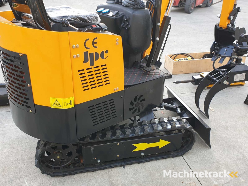 JPC HT12 Minibagger mit Anbaugeräten