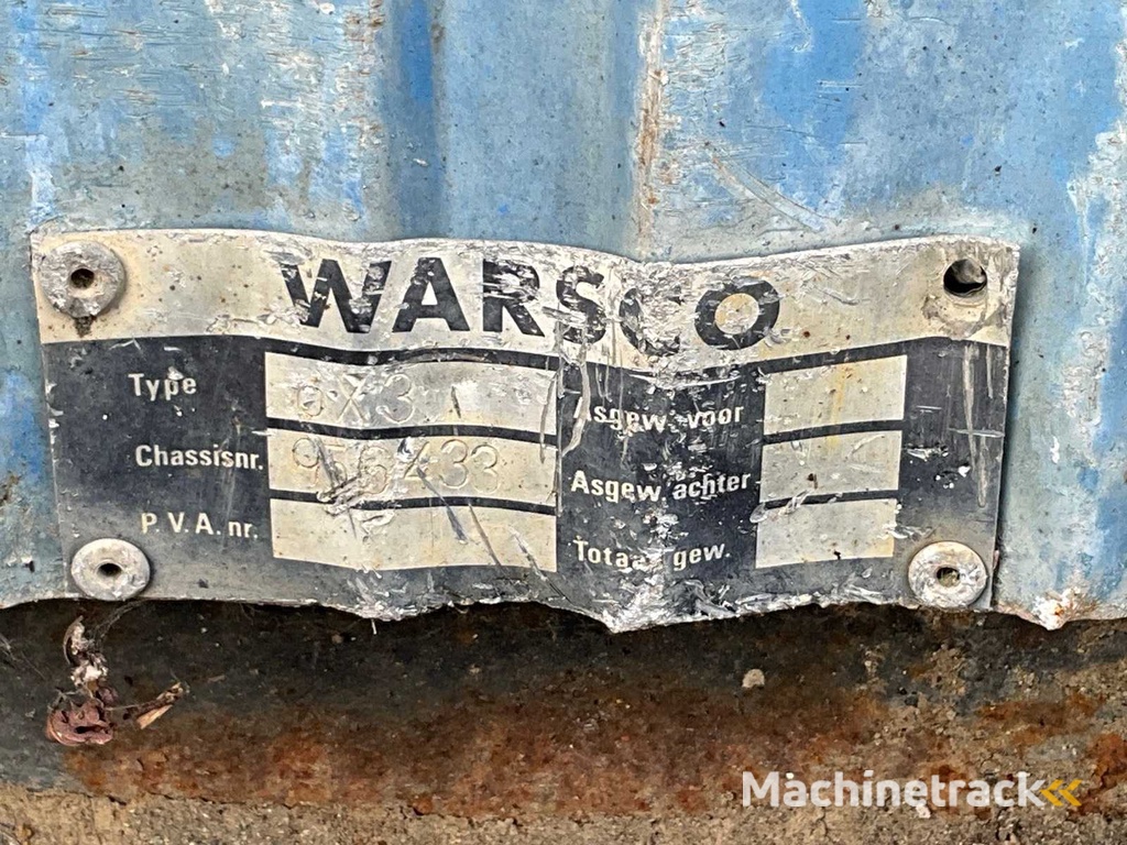 Warsco 6x3 Baueinheit