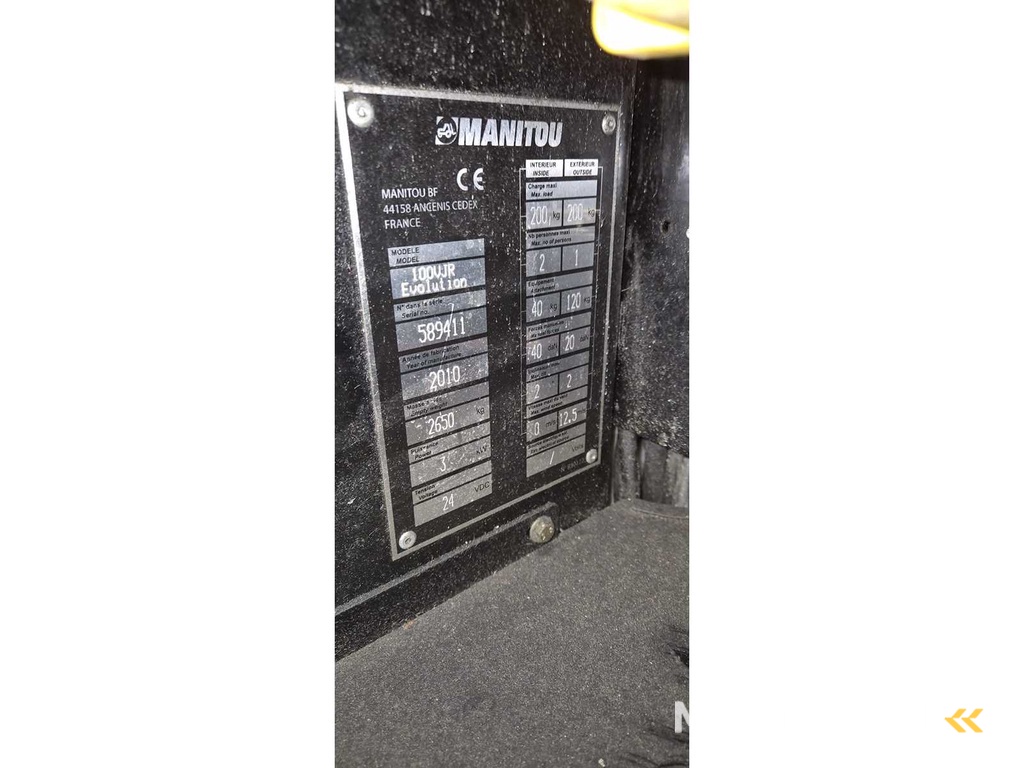 MANITOU - 100 VJR - Gebruikte hoogwerker