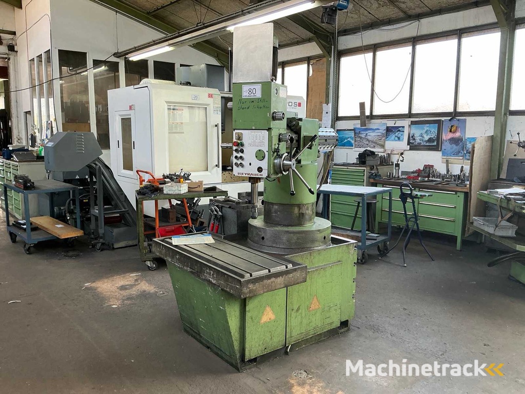 1984 WEYRAUCH SW 32G snelle radiale boormachine