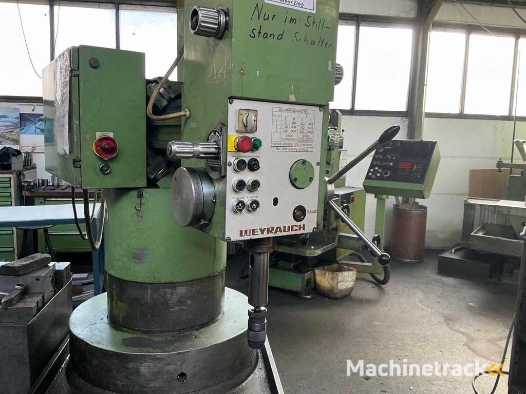 1984 WEYRAUCH SW 32G snelle radiale boormachine