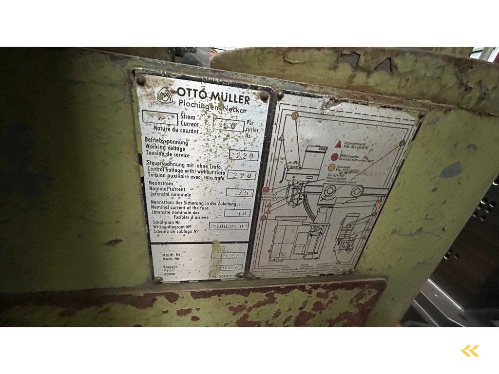 OTTO MULLER - Radial drilling machines - 1967