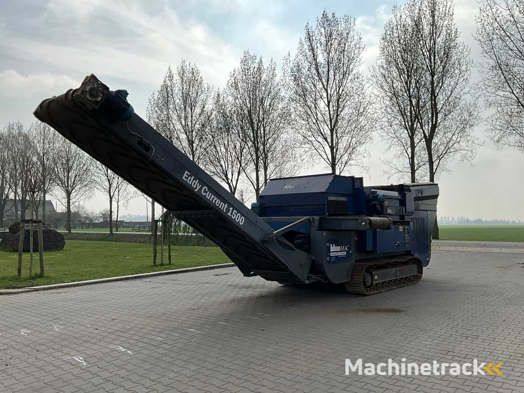 2014 BlueMac Eddy Current 1500 Mobiele Non-Ferro metaalscheider