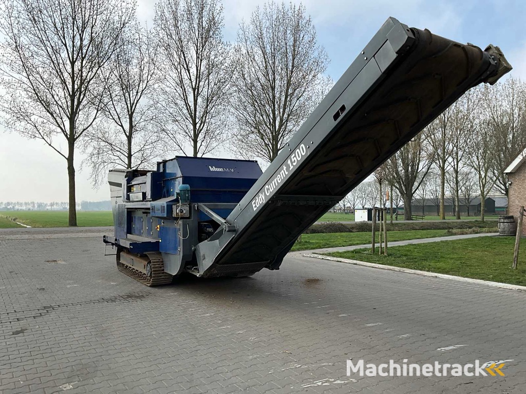 2014 BlueMac Eddy Current 1500 Mobiele Non-Ferro metaalscheider