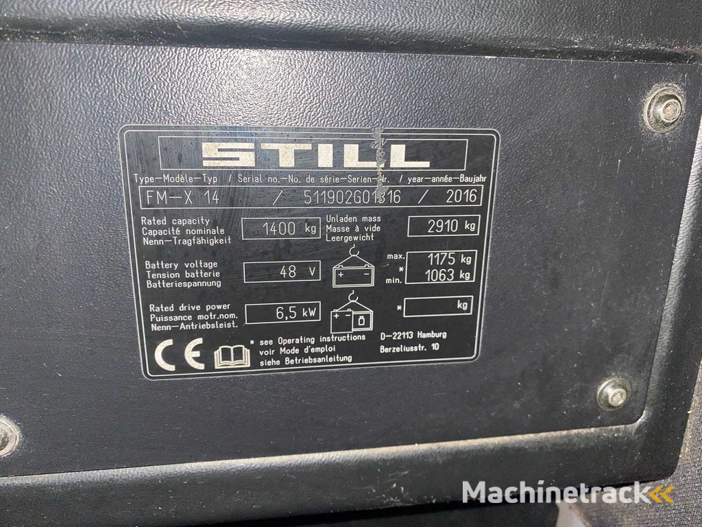 Still - 2016 - FM-X14 - Schubmaststapler