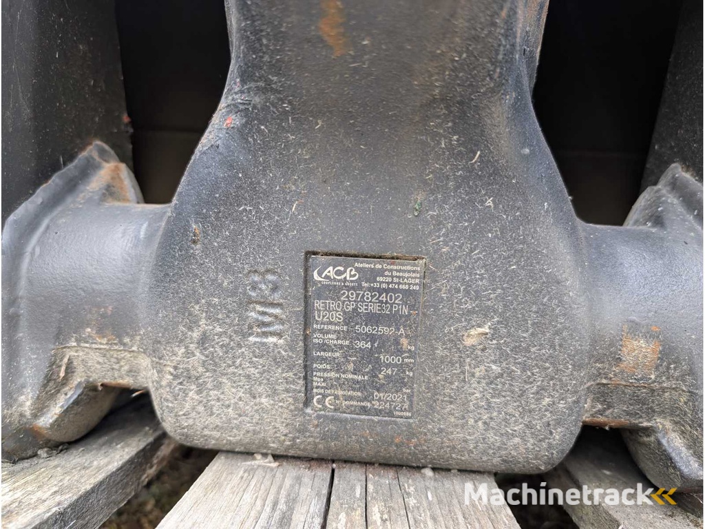 ACB (COUPLEURS & GODETS)  TIEFLOEFFEL 1000MM - MODUL 3 - 364 LITER