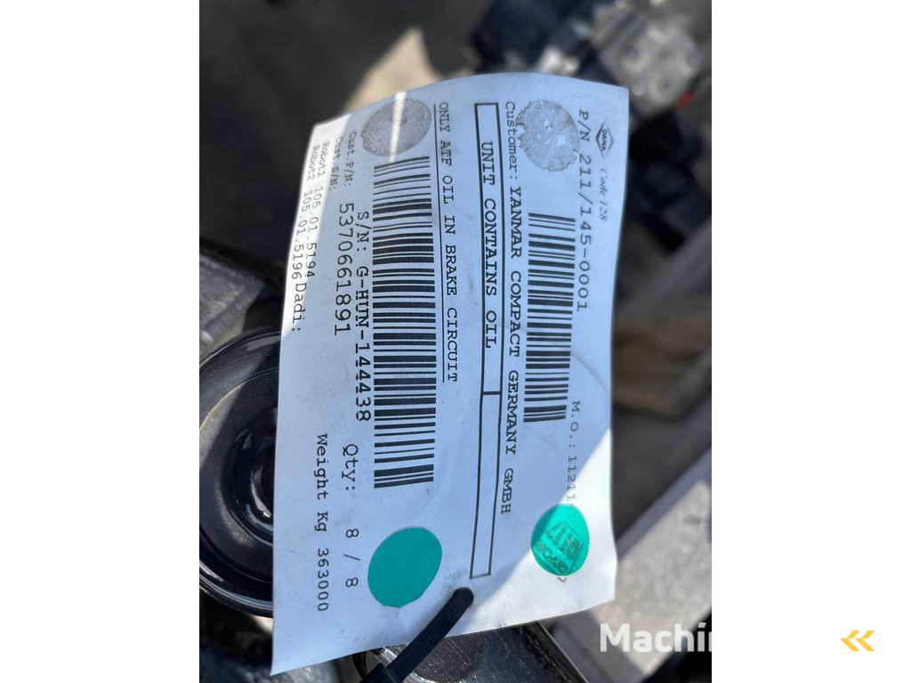 DANA ITALIA S.R.L SPICER / DANA - Steering Axle