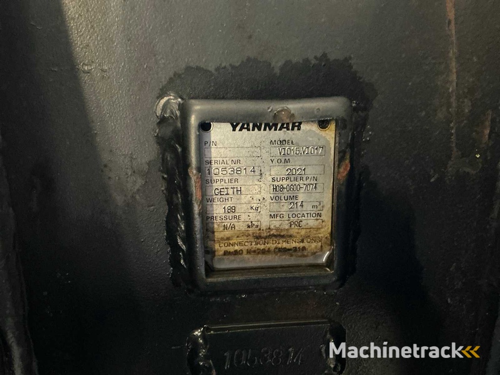 GEITH - 2021 - Bak voor Yanmar B75W B95W