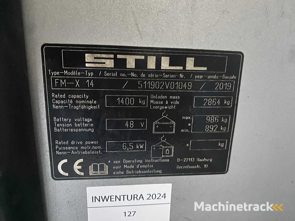 Still - 2019 - FM-X14 - Reach truck