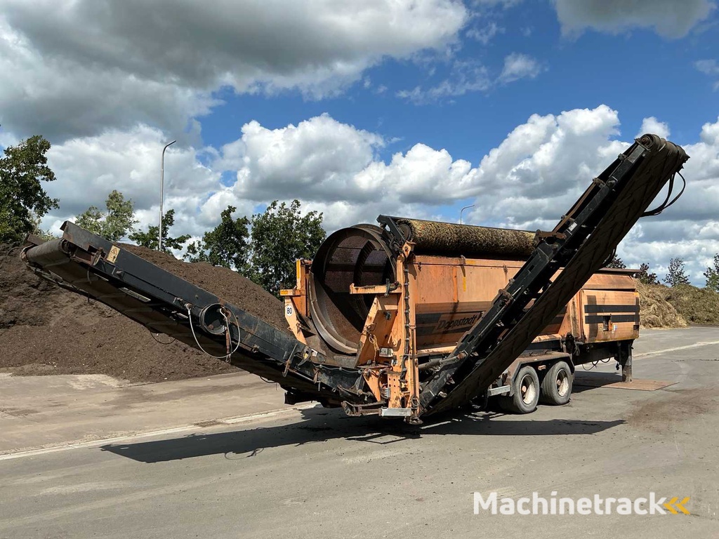 2008 Doppstadt SM-620 profi Mobile drum screening system