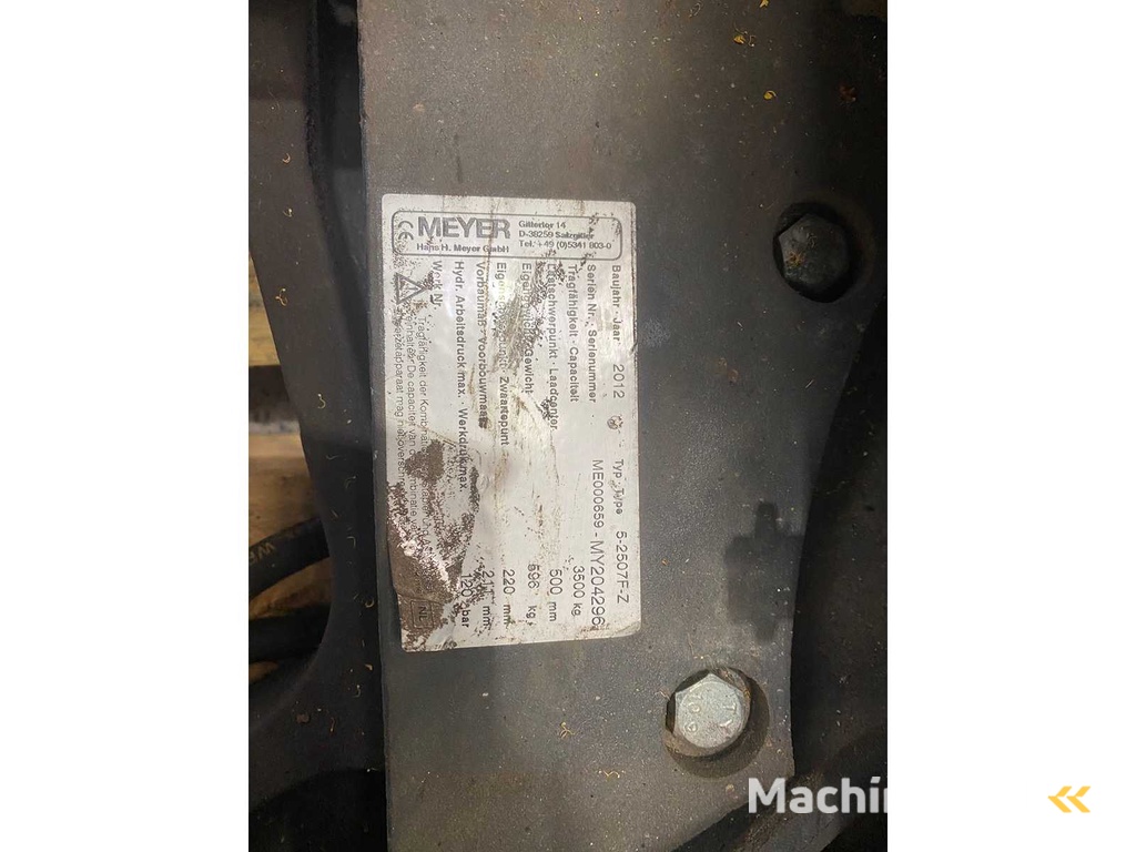 Meyer - 2012 - 5-2507F-Z - Other material handling