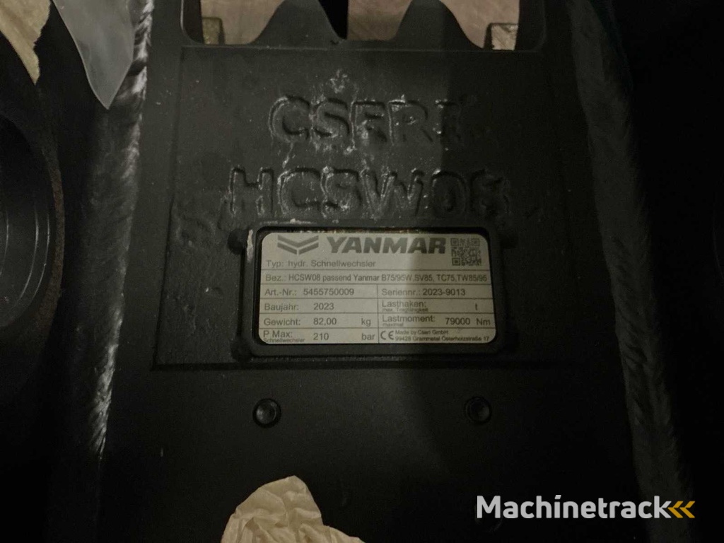 2023 YANMAR HCSW08 Schnellwechsler, hydr.