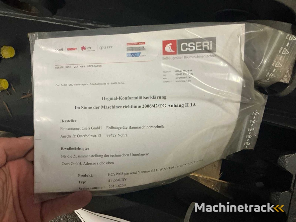 2018 YANMAR 5455750010 Schnellwechsler, hydr.