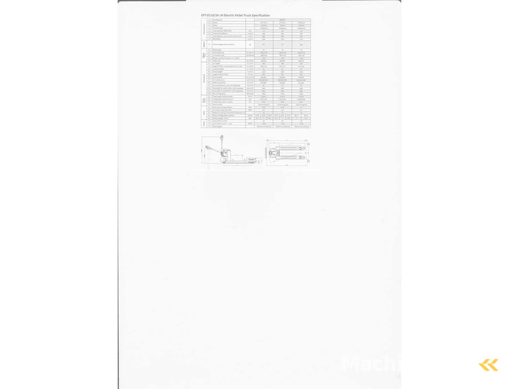 LION - EPT15-JH - Elektrische pallettrucks - 2023