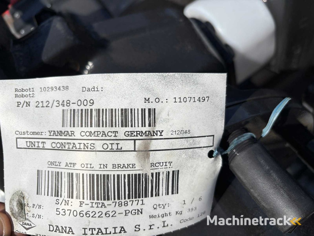 DANA ITALIA S.R.L SPICER / DANA - Planetary Steering Axle