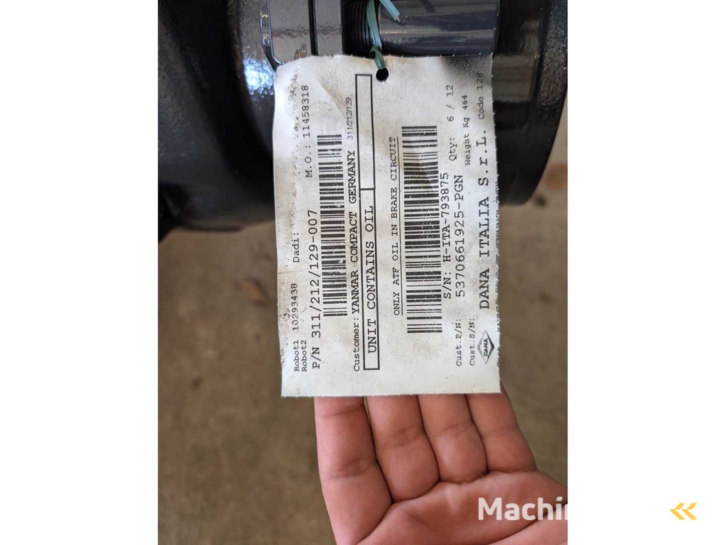 DANA ITALIA S.R.L  SPICER / Dana Achse G-ITA - Planeten-Lenkgetriebeachse