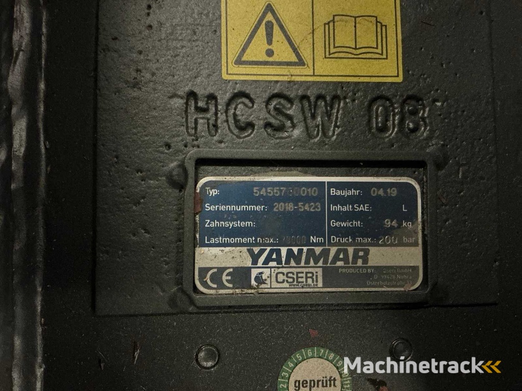 2019 YANMAR 5455750010 Schnellwechsler, hydr.