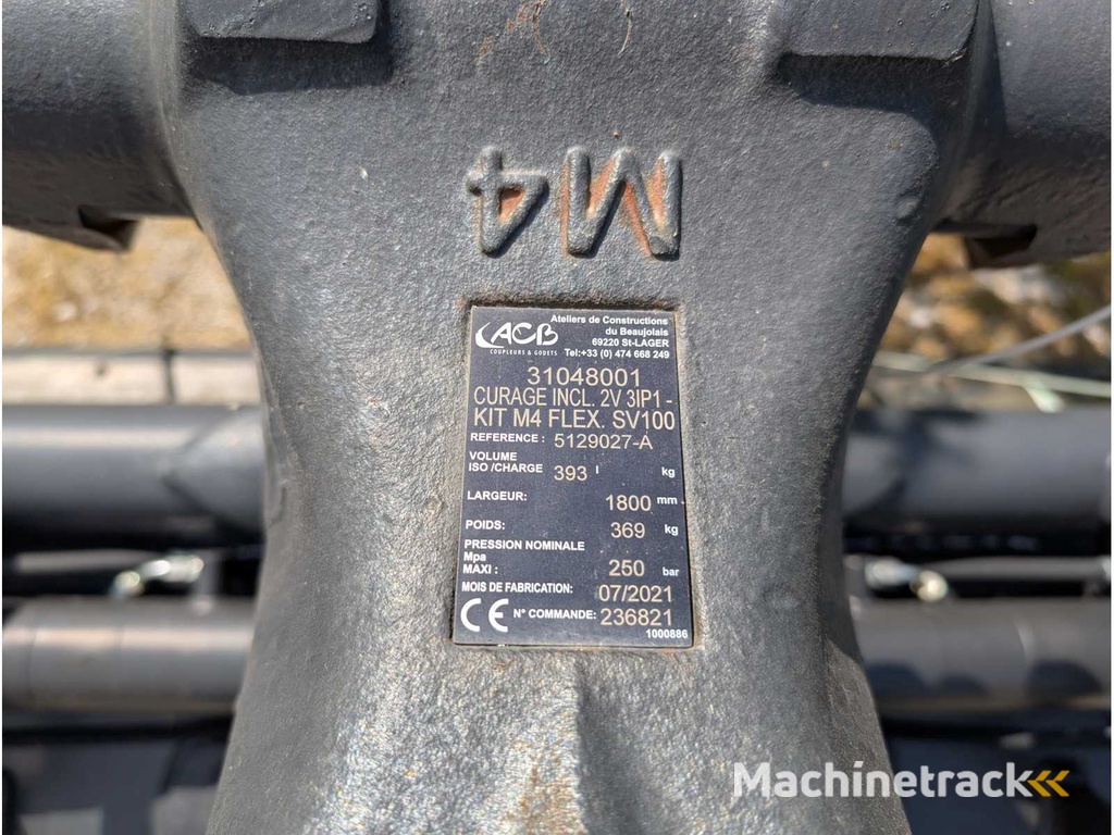 ACB (COUPLEURS & GODETS)  SCHWENKLOEFFEL 1800MM - MODUL 4 - 393 LITER