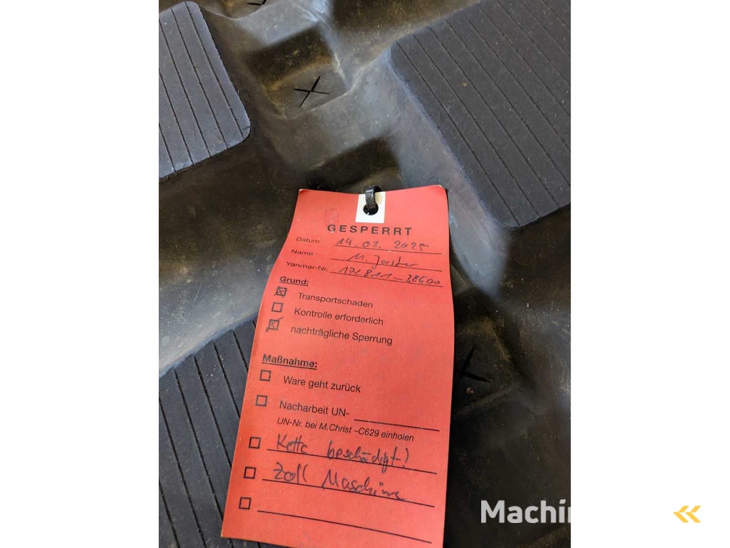 Satz Gummiketten (2 Stück) - 485x92Yx72 - passend zu Yanmar SV100