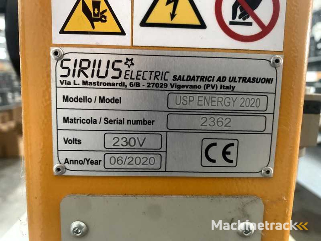 2020 SIRIUS ELECTRIC USP ENERGY 2020 Ultraschall-Schweißgerät