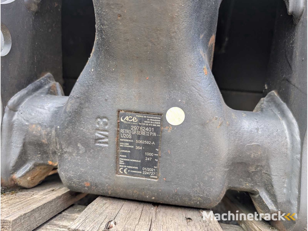 ACB (COUPLEURS & GODETS)  TIEFLOEFFEL 1000MM - MODUL 3 - 364 LITER