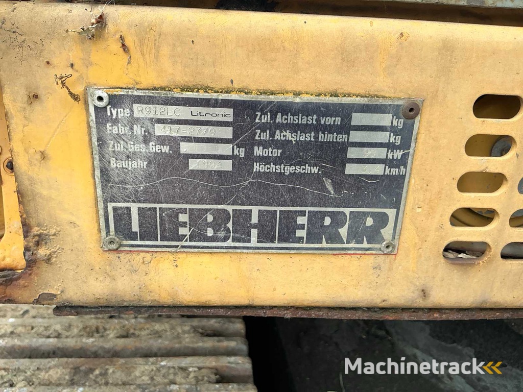 1994 Liebherr R912LC Raupenbagger