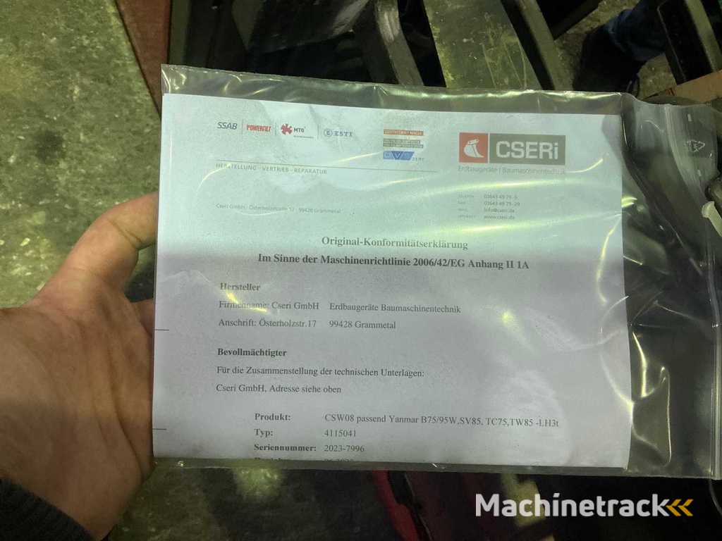 2023 YANMAR 5455750015 Snelwissel, mech.