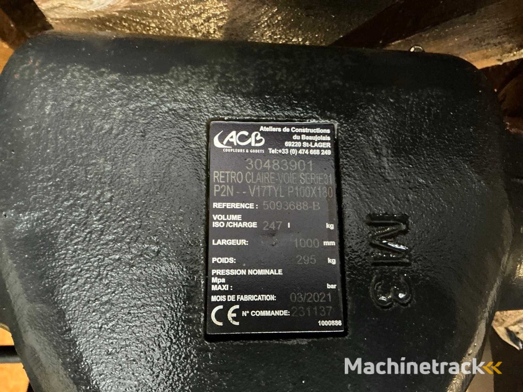 ACB - 2021 - Zeefbak 1000mm 247L B75W B95W